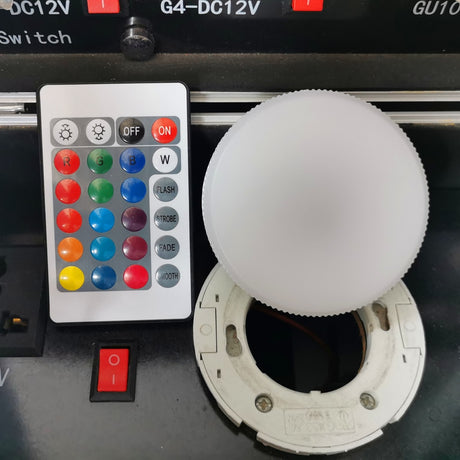 New Arrival RGB +White GX53 Led Bulb 9W 220V AC GX53 Down Light for Ceiling/Cabinet/Wall Lamp Color Changing Lighting Decorated