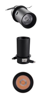 Rotation Foldable Dimmable Led Downlights 9w 12w 15w 90° Cob Recessed Led Ac 220V Ceiling Lamps Indoor Lighting Living Room