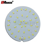 LED PCB 18W D112mm 2/10/20 Pcs LED Downlight Aluminum Plate Lighting Heatsink SMD5730 110lm/w Round Light Source For Ceiling lamps