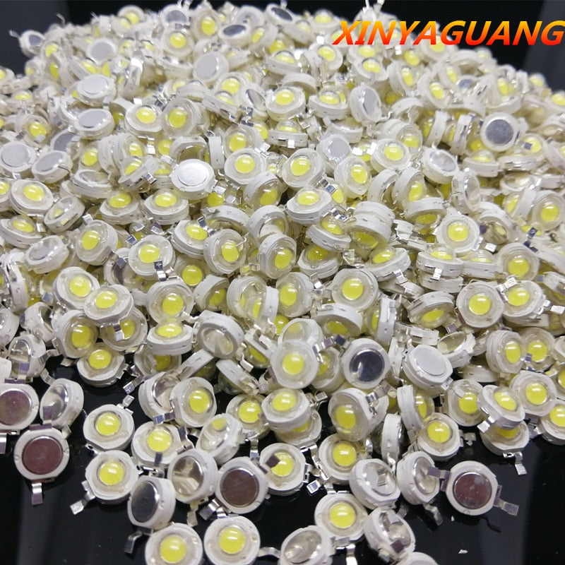 High quality copper bracket LED 1W 3W 3.0-3.6V 110-240LM LED Bulb Diode SMD For DIY LED Floodlight Spotlight Downlight