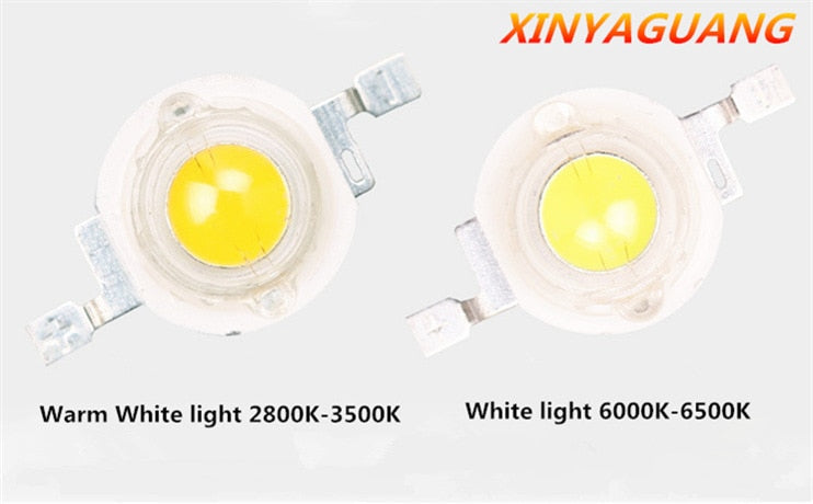 High quality copper bracket LED 1W 3W 3.0-3.6V 110-240LM LED Bulb Diode SMD For DIY LED Floodlight Spotlight Downlight