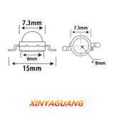 High quality copper bracket LED 1W 3W 3.0-3.6V 110-240LM LED Bulb Diode SMD For DIY LED Floodlight Spotlight Downlight