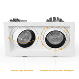 Indoor lighting 7W 10W 14W 20W LED COB SPOT LED downlight dimming AC85-265V warm/natural/cold white embedded LED ceiling spotlig