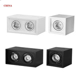 Wit Zwart Hoge Kwaliteit Opbouw Aanpassing Led Cob Dimmable Downlighters 10W 15W 20W 30W led Plafondlamp spot