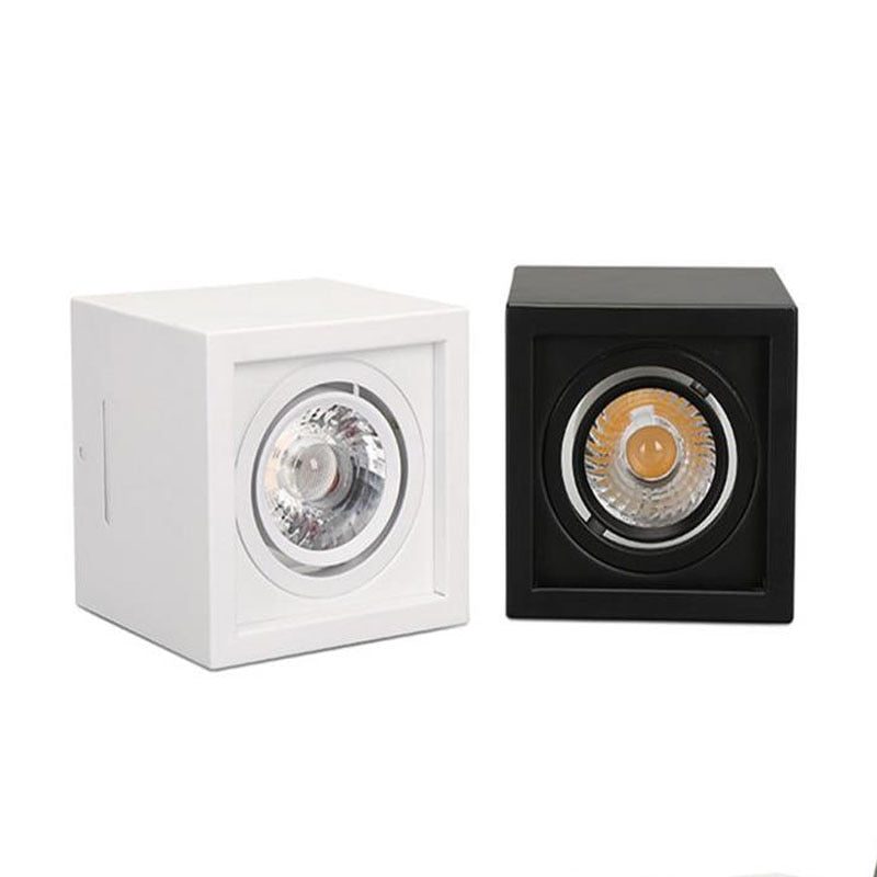 Wit Zwart Hoge Kwaliteit Opbouw Aanpassing Led Cob Dimmable Downlighters 10W 15W 20W 30W led Plafondlamp spot