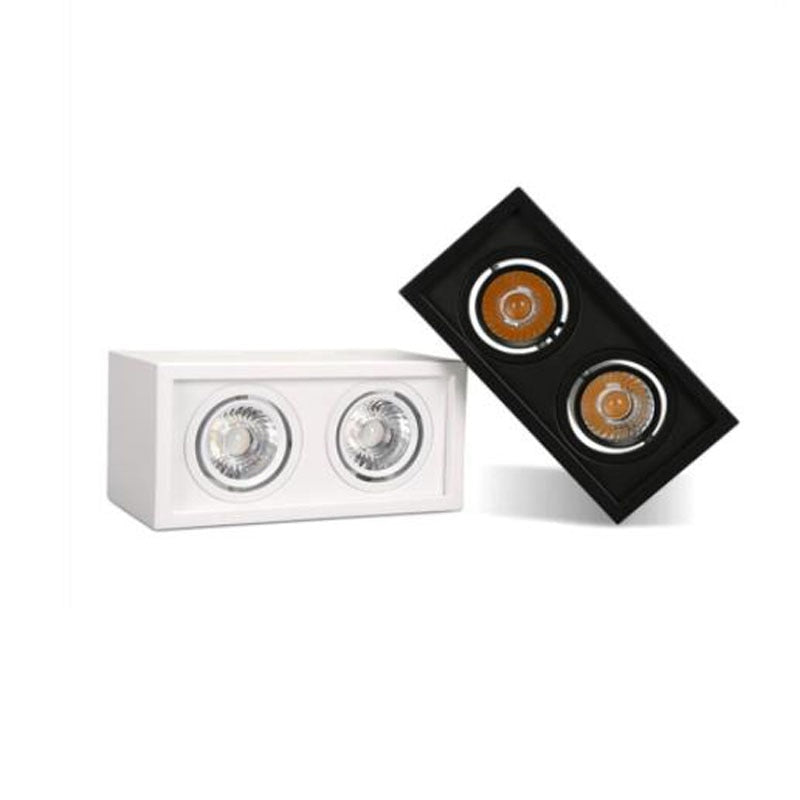 Wit Zwart Hoge Kwaliteit Opbouw Aanpassing Led Cob Dimmable Downlighters 10W 15W 20W 30W led Plafondlamp spot