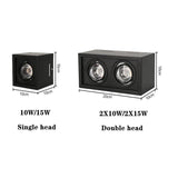 Wit Zwart Hoge Kwaliteit Opbouw Aanpassing Led Cob Dimmable Downlighters 10W 15W 20W 30W led Plafondlamp spot