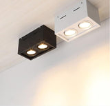 Wit Zwart Hoge Kwaliteit Opbouw Aanpassing Led Cob Dimmable Downlighters 10W 15W 20W 30W led Plafondlamp spot