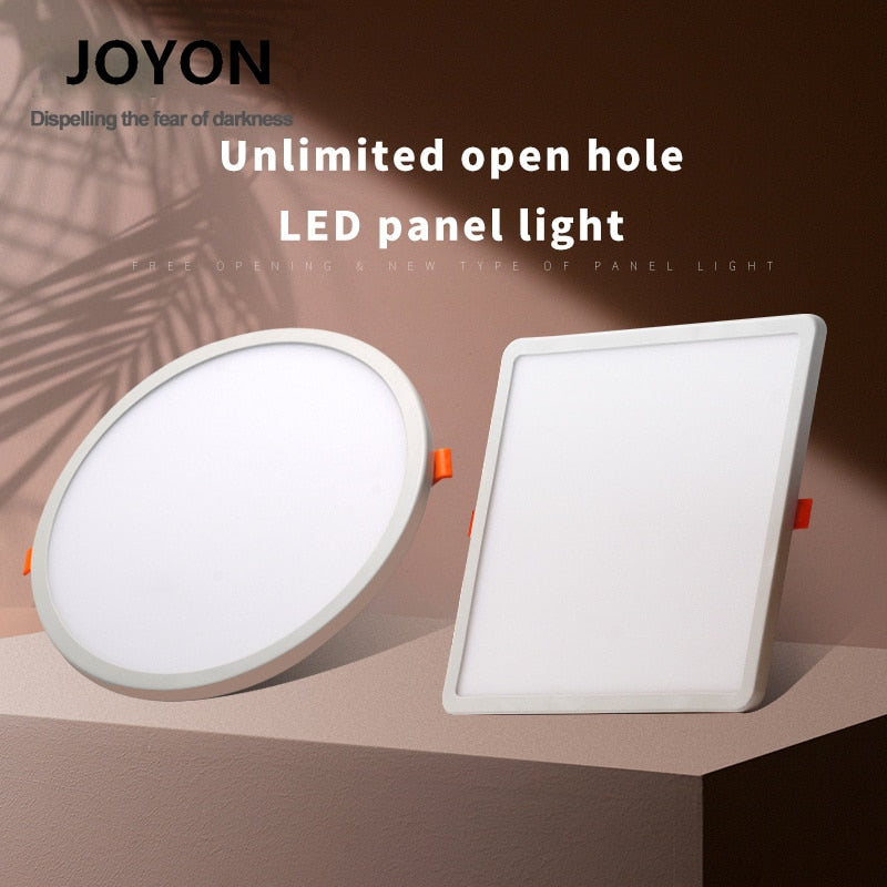 LED Panel Light Ultra Thin Recessed Led Downlights 6W 8W 15W 20W 220V 230V Round Square Shape Led Ceiling Panel Lamp