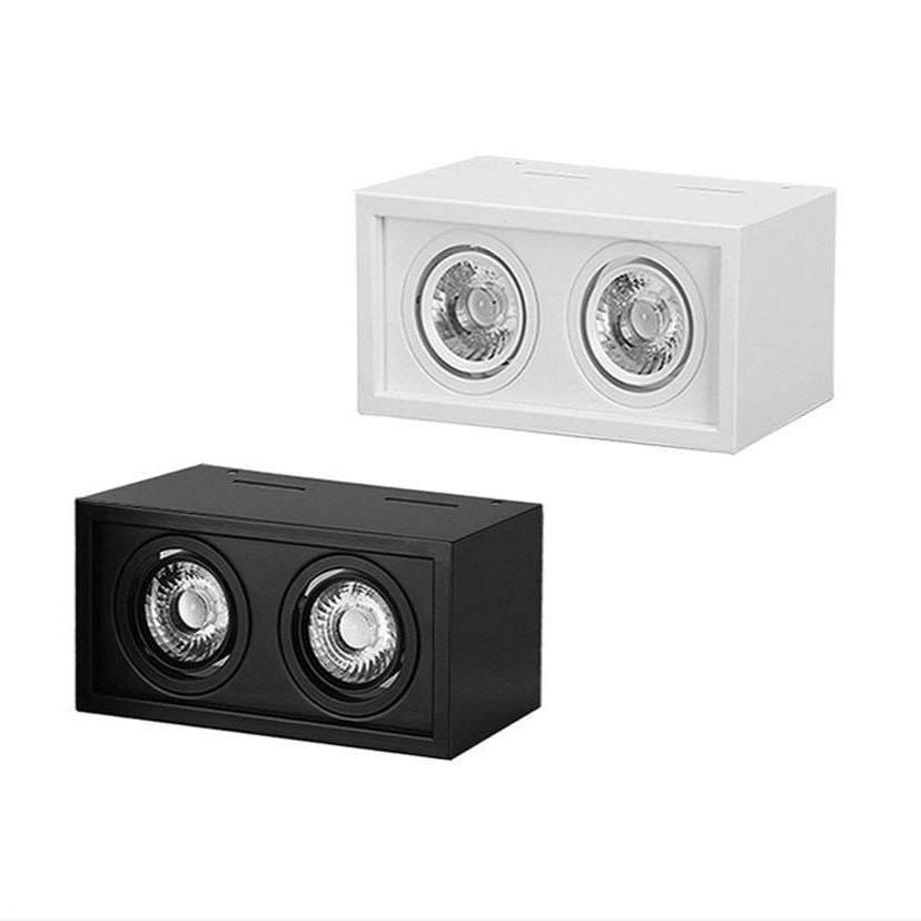 Wit Zwart Hoge Kwaliteit Opbouw Aanpassing Led Cob Dimmable Downlighters 10W 15W 20W 30W led Plafondlamp spot