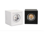 Wit Zwart Hoge Kwaliteit Opbouw Aanpassing Led Cob Dimmable Downlighters 10W 15W 20W 30W led Plafondlamp spot