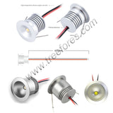 IP65 1W Mini Led Spot Downlight 12Vdc Cabinet Lamp 60D/120 Hotel Decoration Lighting 25mmRecessed Spotlight