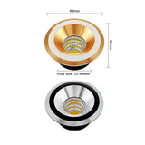 Gold Black 3W COB Spotlights Mini led ceiling Downlight AC85-265V lighting bulb for cabinet counter showcase with Drive