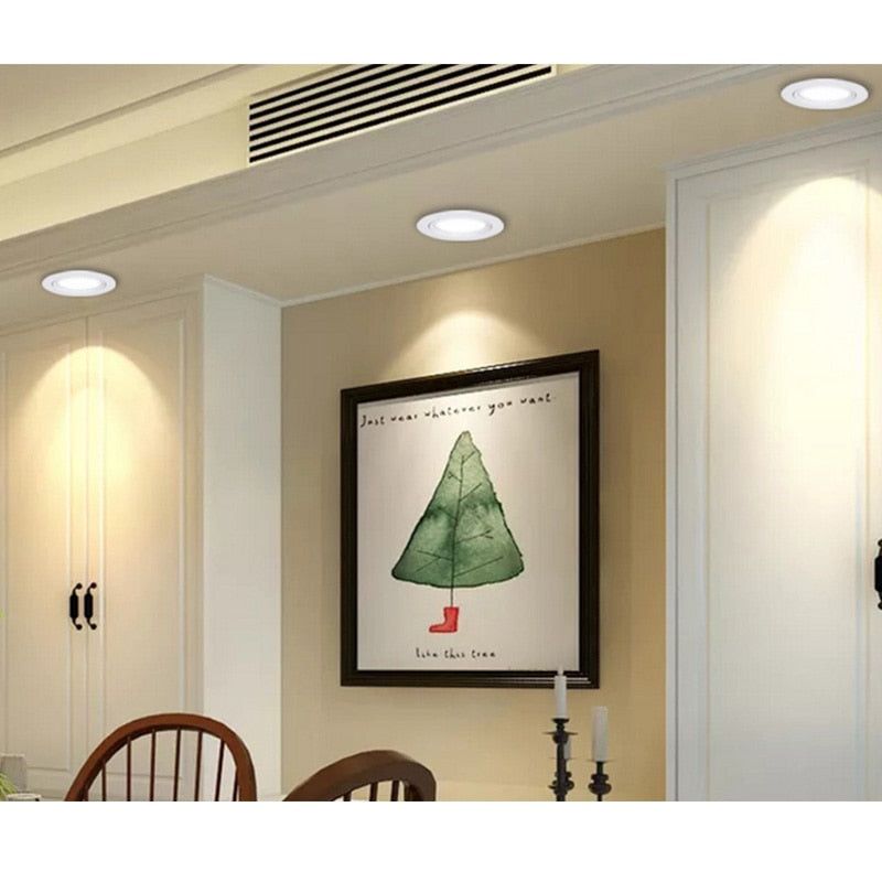 Dimmable LED Downlight COB Ceiling Spot Lighting 5W 7W Led Bulb Bedroom Kitchen Indoor ceiling recessed Lights AC110V 220V