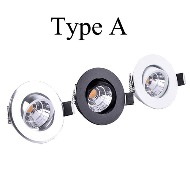 Dimmable LED Downlight COB Ceiling Spot Lighting 5W 7W Led Bulb Bedroom Kitchen Indoor ceiling recessed Lights AC110V 220V