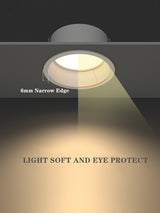 Anti-Glare LED Recessed Downlight 7W 12W Round Recessed Lamp 18W Led Ceiling Spot Light Indoor Background Spotlights AC220V 110V