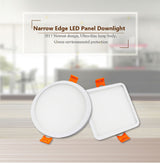 Super Bright LED Downlight Spot Light 6W 12W 18W 24W Led Panel Dimmable 220V 110V Round/Square Downlights For Indoor Lighting