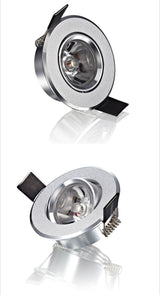 Mini Led Cabinet Lamps Mini led downlight AC85-265V 1PC 1W 3W led Spot light lamp include led driver For Kitchen Wardrobe