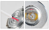 Mini Led Cabinet Lamps Mini led downlight AC85-265V 1PC 1W 3W led Spot light lamp include led driver For Kitchen Wardrobe