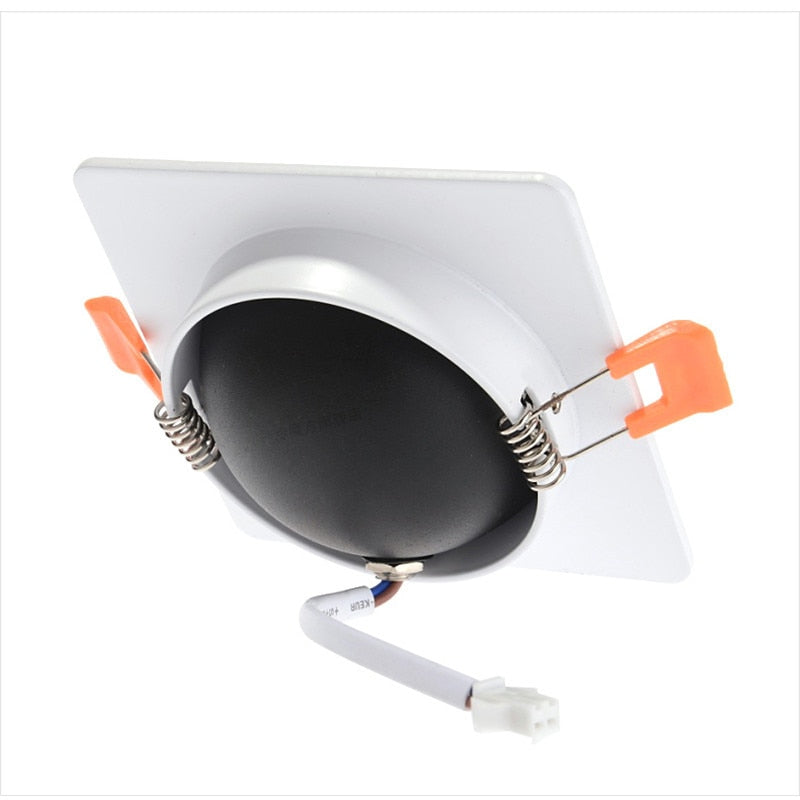Dimmable Square Recessed LED Downlight 7W 9W 12W 14W 18W 24W LED COB Spot Light Decoration Ceiling Lamp AC85-265V Indoor Lighting