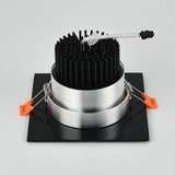 High Power Square LED Dimmable Ceiling Downlights Aluminum LED Ceiling Light COB AC90V-260V 7W/9W12W/2x7W/2x9W/2x12W LED Lamps