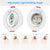 Led Downlights 220V 6pcs Downlight Spot Led Lights Lamp Surface Mounted 6W Light Fixture For Indoor Lighting Kitchen