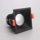 Square LED Embedded Dimmable Downlights 7W/9W/12W/15W/18W AC90~260V COB LED Recessed Spotlights Ceiling Lamps Indoor Lighting