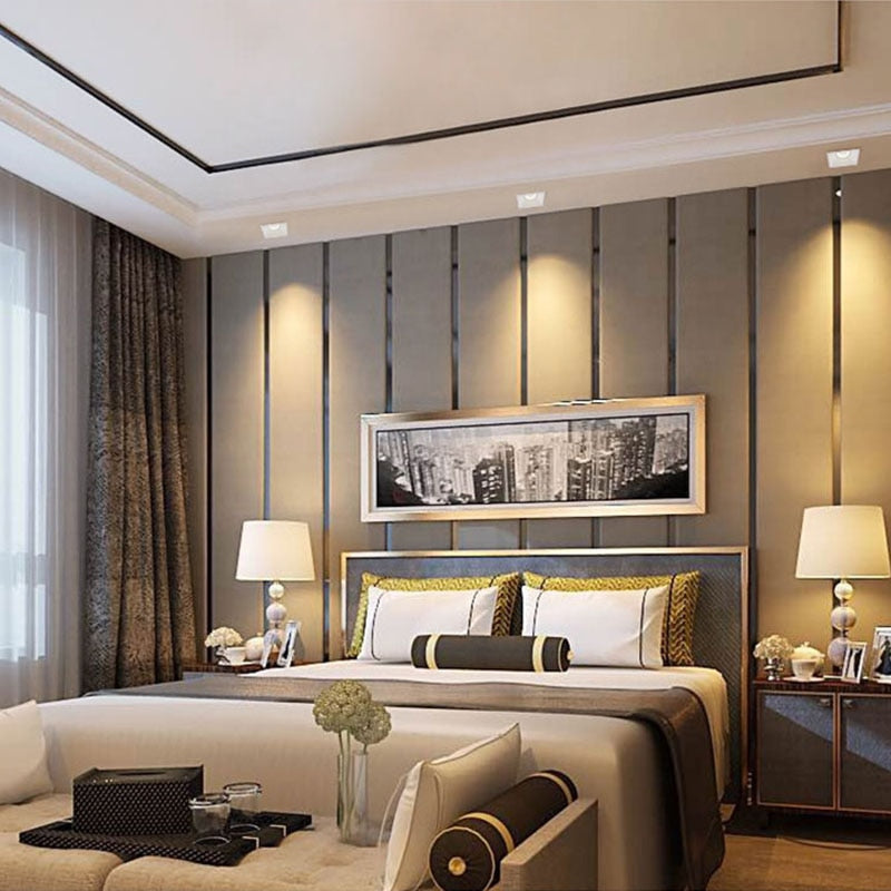 Square LED Embedded Dimmable Downlights 7W/9W/12W/15W/18W AC90~260V COB LED Recessed Spotlights Ceiling Lamps Indoor Lighting