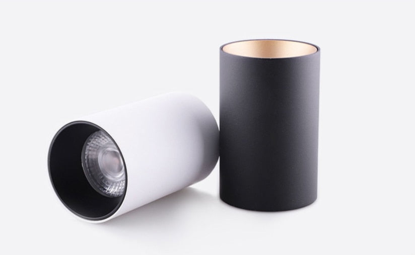 New Round Dimmable Surface Mounted LED Downlights 7W 9W 12W 15W COB LED Ceiling Spot Lights AC110-220V Indoor Lighting