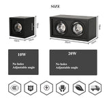 White Black High quality Surface Mounted adjustment LED COB dimmable Downlights ac85-265V 10W 20W LED Ceiling Lamp Spot