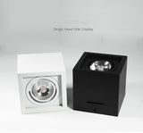 White Black High quality Surface Mounted adjustment LED COB dimmable Downlights ac85-265V 10W 20W LED Ceiling Lamp Spot