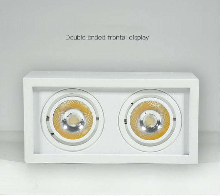 White Black High quality Surface Mounted adjustment LED COB dimmable Downlights ac85-265V 10W 20W LED Ceiling Lamp Spot