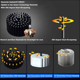 Gold Downlight Dimmable 5W 7W 10W 12W 15W 20W 85-265V Dimmable COB  Downlight Recessed LED Down light  With Lens For Hotel