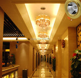 Gold Downlight Dimmable 5W 7W 10W 12W 15W 20W 85-265V Dimmable COB  Downlight Recessed LED Down light  With Lens For Hotel