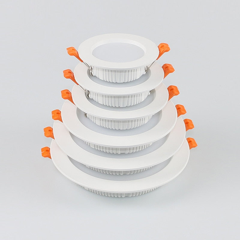 Big Size Downlights LED Ceiling 12W 15W 18W 24W Hole 140-210mm Shopping malls clothing stores hotels LED highlight, die-cast