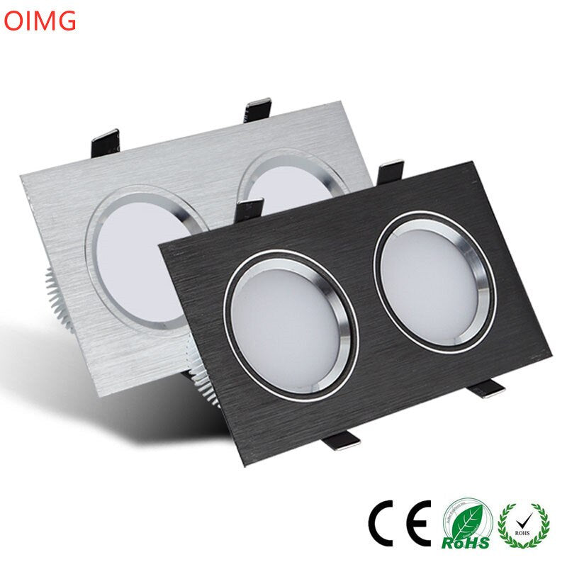 High Quality Dimmable LED Downlight 9W 12W 18W 24W AC85-265V Recessed LED High Power Spot light Ceiling lamp Indoor Lighting