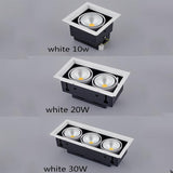 Double Dimmable Led downlight Spot Light 10w 20W 30W ac85-240V ceiling recessed Lights Indoor Lighting