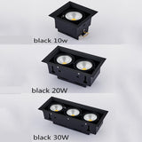 Double Dimmable Led downlight Spot Light 10w 20W 30W ac85-240V ceiling recessed Lights Indoor Lighting