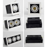 Double Dimmable Led downlight Spot Light 10w 20W 30W ac85-240V ceiling recessed Lights Indoor Lighting