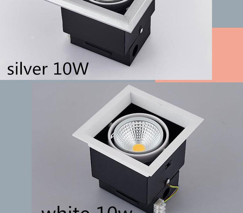 Double Dimmable Led downlight Spot Light 10w 20W 30W ac85-240V ceiling recessed Lights Indoor Lighting