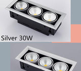 Double Dimmable Led downlight Spot Light 10w 20W 30W ac85-240V ceiling recessed Lights Indoor Lighting