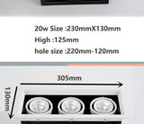 Double Dimmable Led downlight Spot Light 10w 20W 30W ac85-240V ceiling recessed Lights Indoor Lighting