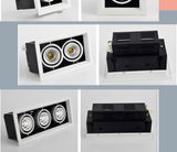 Double Dimmable Led downlight Spot Light 10w 20W 30W ac85-240V ceiling recessed Lights Indoor Lighting