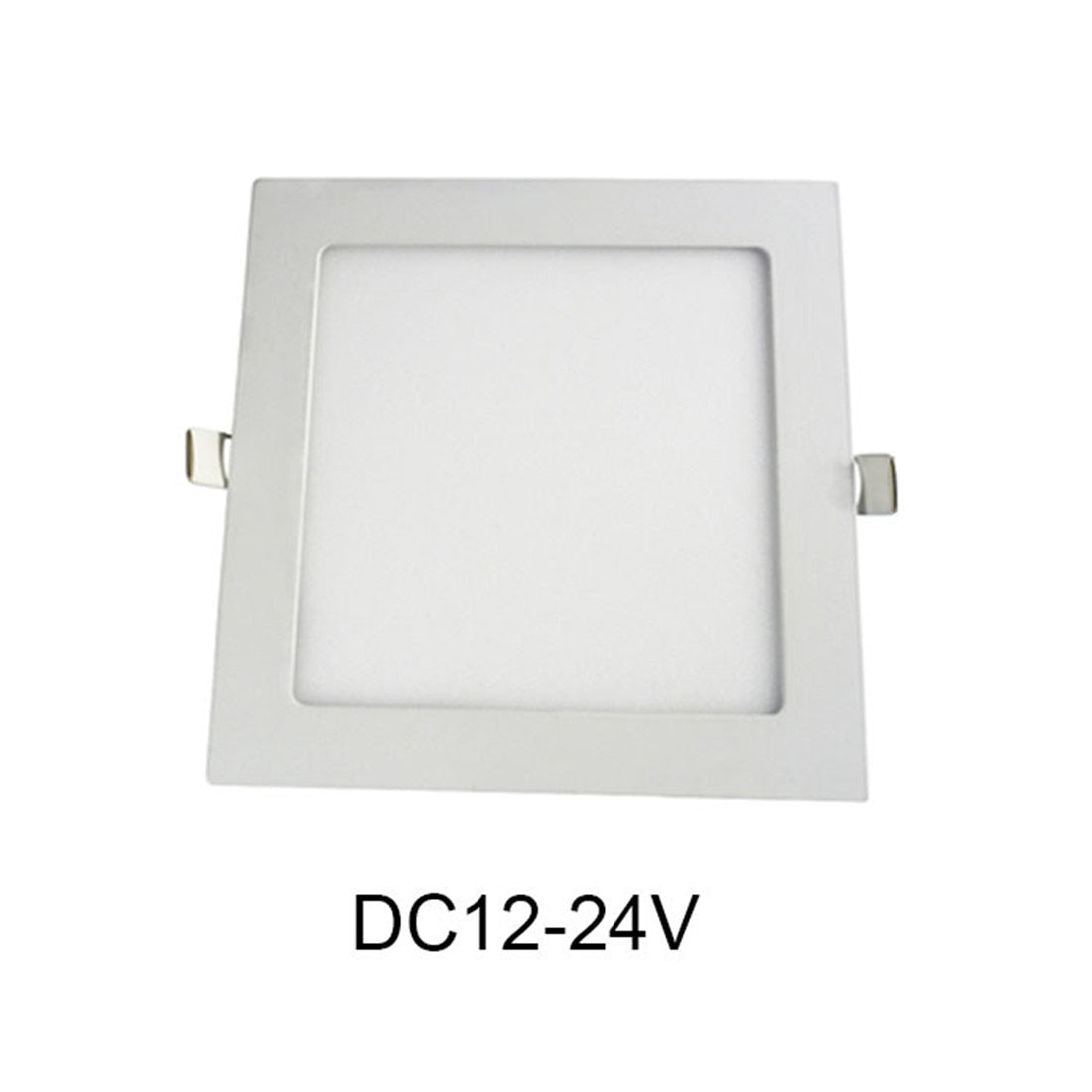 LED RV Boat Recessed Ceiling Light Square Ultra Thin LED Panel Light 6000K DC12V 24V cold white slim low voltage downlights