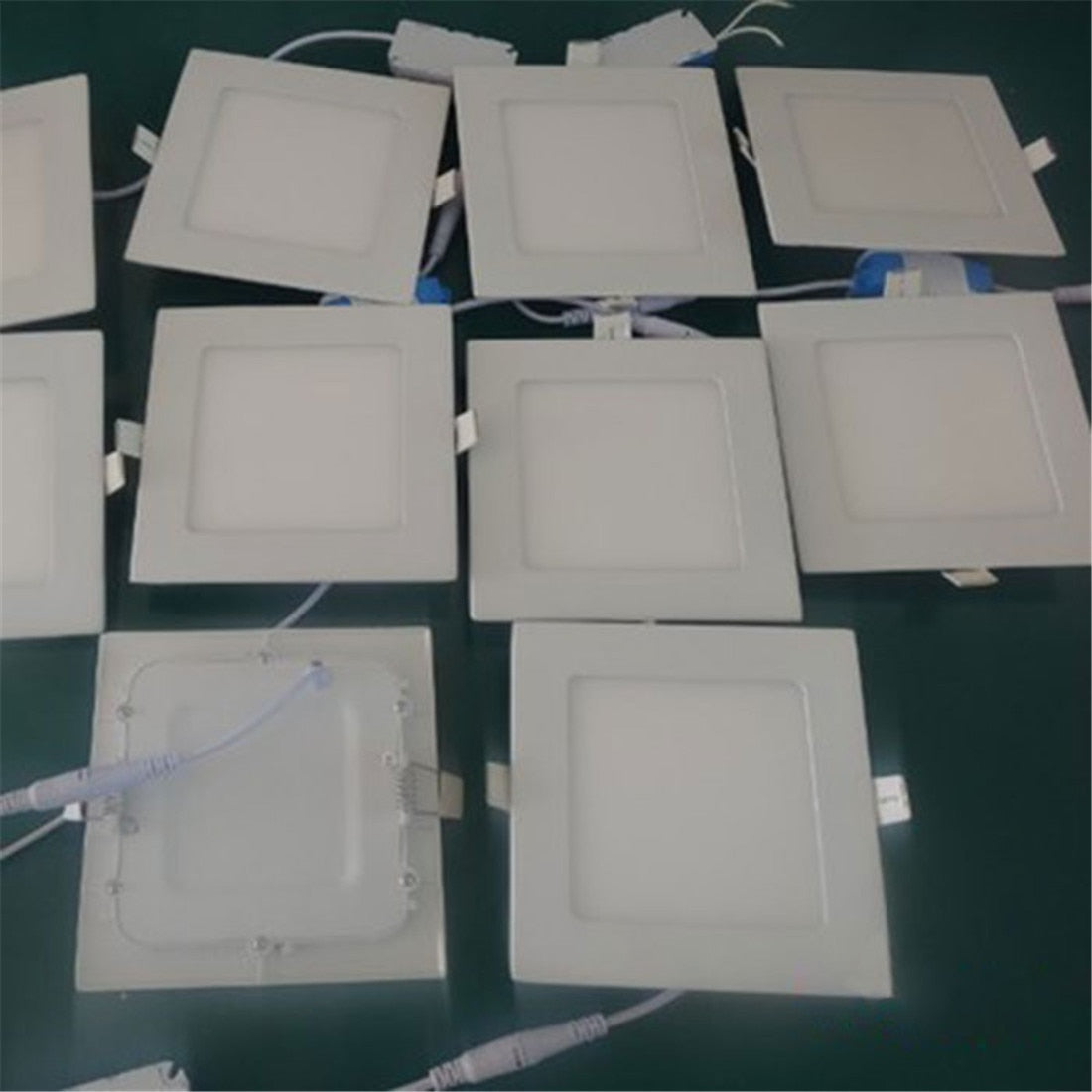 LED RV Boat Recessed Ceiling Light Square Ultra Thin LED Panel Light 6000K DC12V 24V cold white slim low voltage downlights