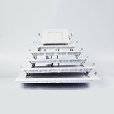 LED RV Boat Recessed Ceiling Light Square Ultra Thin LED Panel Light 6000K DC12V 24V cold white slim low voltage downlights