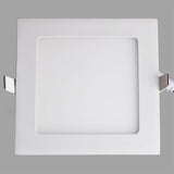 LED RV Boat Recessed Ceiling Light Square Ultra Thin LED Panel Light 6000K DC12V 24V cold white slim low voltage downlights