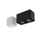 Angle Adjustable Surface Mounted LED Ceiling light +Replaceable GU10 LED Bulb 7W 10W 14W 20W Square LED downlight Spot Light