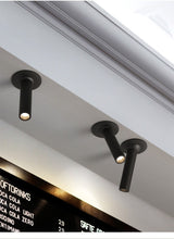 LED embedded rotatable spotlight Simple modern aisle long arm spotlight Clothing store ceiling downlight COB ceiling light