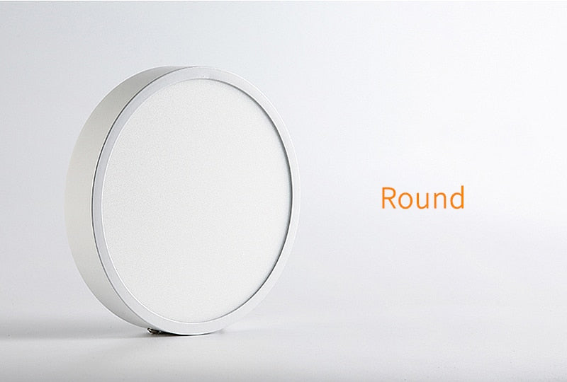 Surface Mounted LED Ceiling Lamp Ultra-thin Simple Round/Square Downlight 5W 8W 16W 30W Bathroom Corridor Panel Lights AC85-265V